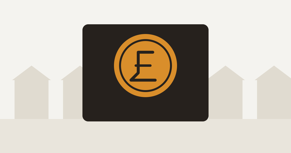 Illustration of a pound coin representing certificate costs